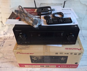 Pioneer VSX-LX302 Mocny Wi-fi BT 4k/60P Dolby Atmos Vision HDR ARC net Radio 