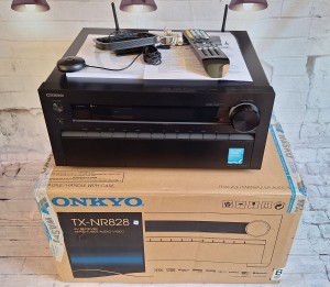 Mocny Onkyo Tx-nr828 Wi-Fi BT 4k THX Spotify  ARC 