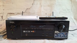 Amplituner 7.2 Denon AVR-X1200 Wi-Fi BT HDMI 4K60P Atmos BT2020 Spotify DSD